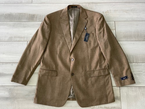 Chaps Herren beige hellbraun kariert 46L Blazer Sportmantel neu mit Etikett NEU! - Bild 3 von 13