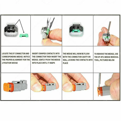 1500PC Deutsch DT Connector Plug Kit With Genuine Deutsch Crimp Tool Auto Marine - Bild 8 von 16