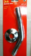 Do It Best  Chrome Plated Shower Arm (441945) FS
