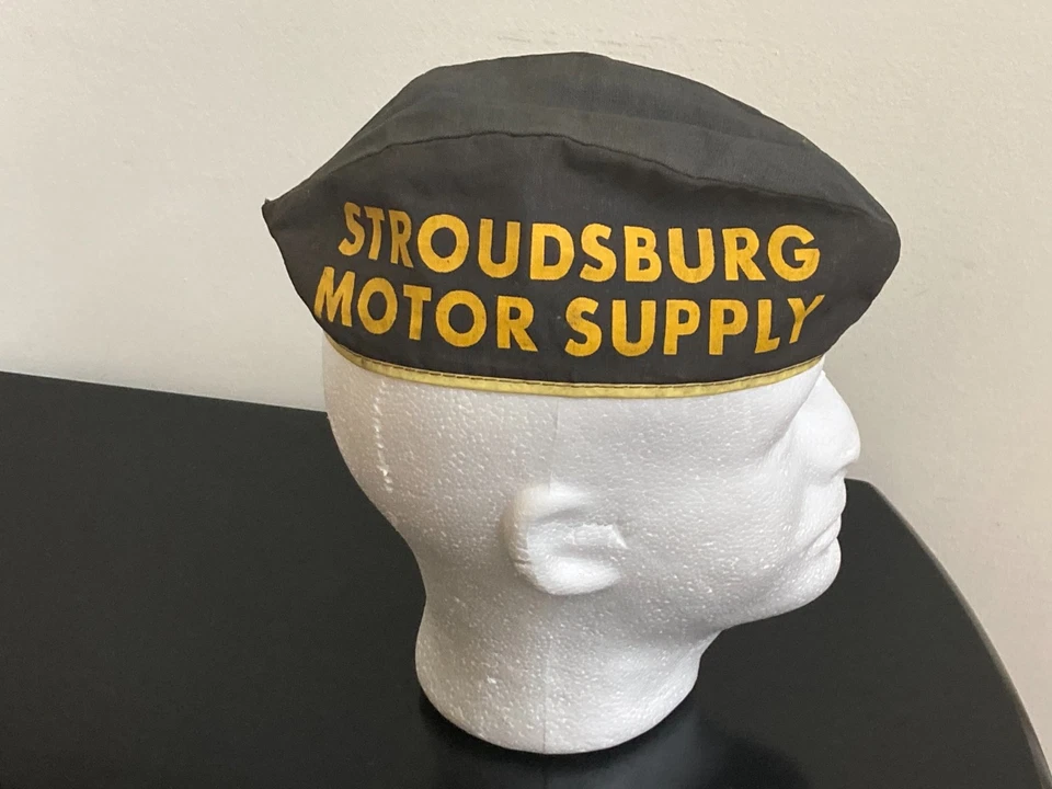 Vintage Skull Cap Automotive Advertising Stroudsburg PA  Motor Supply . - Image 3 of 3