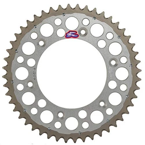 Piñón trasero Renthal doble anillo - plateado, 49T 2240-520-49GPSI Foto 3 de 3