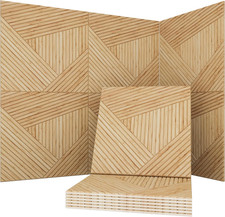 Acoustical Wall Panels, 6-Piece 23.62 X 23.62 Inches Art Acoustic Panels, Decora