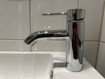 KLUDI BOZZ Waschtisch-Einhandmischer, Auslaufhöhe 75mm, für drucklose Speicher 
