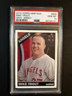2015 Topps Heritage - Color Swap Variation Mike Trout #500 GM 10 PSA