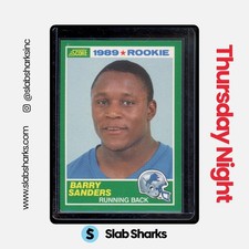 1989 SCORE #257 BARRY SANDERS RC ROOKIE