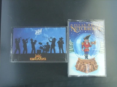 DALLAS BRASS NUTCRACKER + DEBUT, 2 CASSETTE TAPES SEALED NEW AS PURCHASED - Image 1 of 2