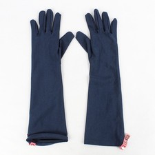 Dazzl Accessories Navy Blue Stretch Dress Gloves Below-The-Elbow One Size