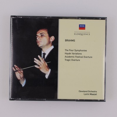 Brahms - 4 Symphonies Haydn Variations CD Cleveland Orchestra Maazel Decca