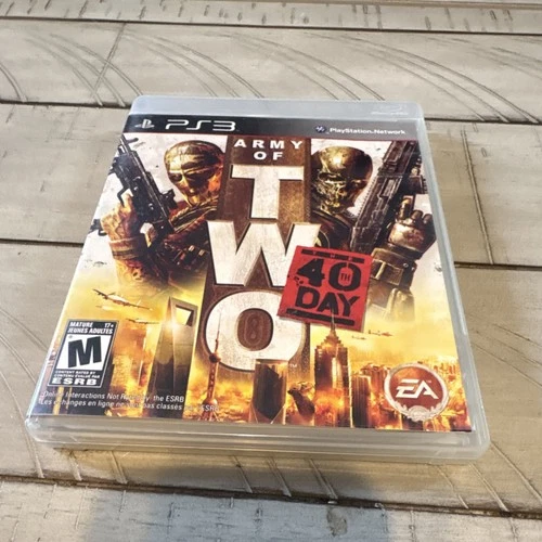 Electronic Arts Army of Two The 40th Day Shooter Manual PS3 NTSC M 2010