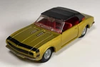 Nice Vintage Corgi Toys 1968 Gold Chevrolet SS 350 Camaro No. 338 Diecast Car