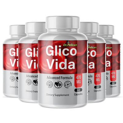 Glico Vida- Blood Support- 5 Bottles- 300 Capsules