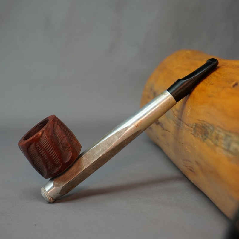 Unsmoked Vintage Comet Briar Estate Tobacco Smoking Pipe, replaceable bowl