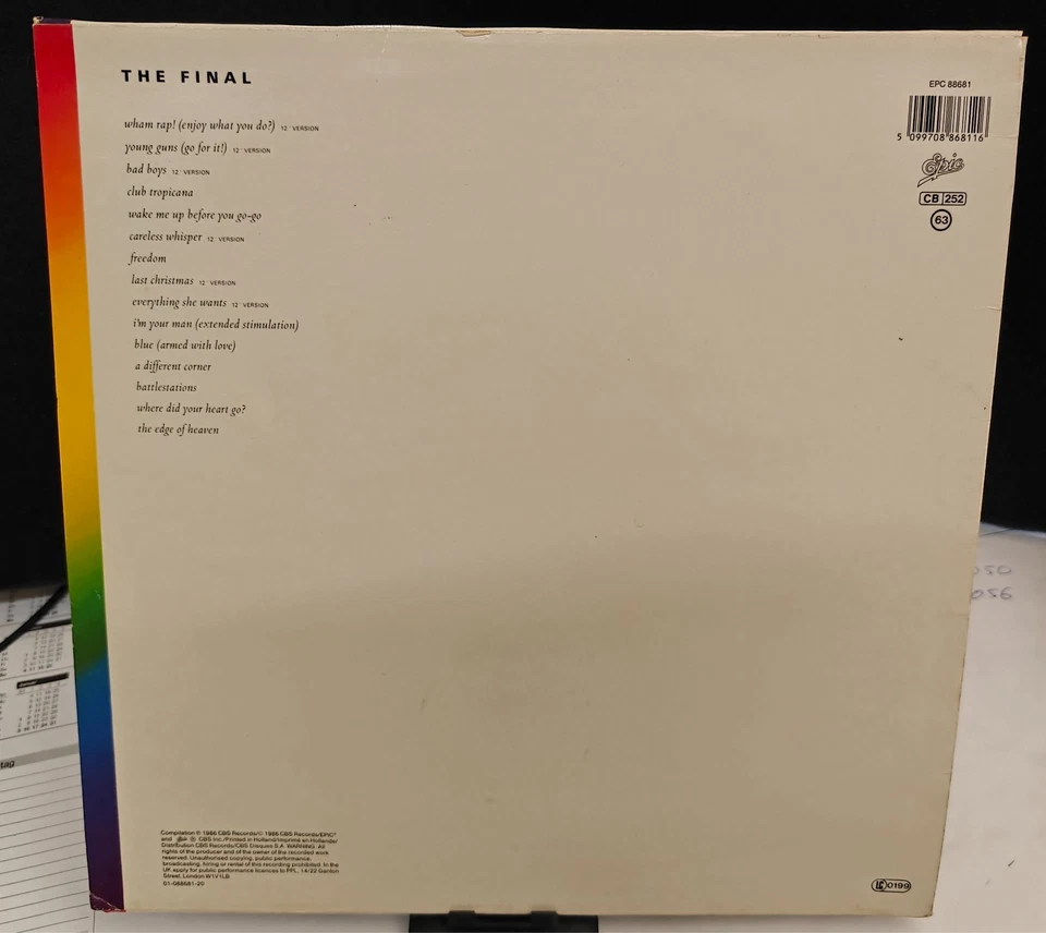 LP / Schallplatte / Vinyl - WHAM! - The Final - Bild 2 von 4