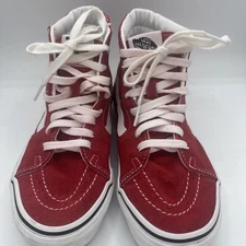 Vans Sk8-Hi Shoes Red Men’s Size 5.5 Women Size 7