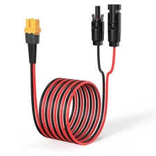 XT60 Connector, MC4 to XT60 Extension Charging Cable 16FT Solar to XT60 Cable 12