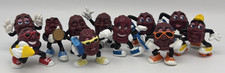 Vintage 2 inch California Raisins PVC Figures Lot of 11 lot E 