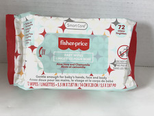 Fisher Price Baby Wipes Aloe Vera  Chamomile 72 Wipes - 1 pack
