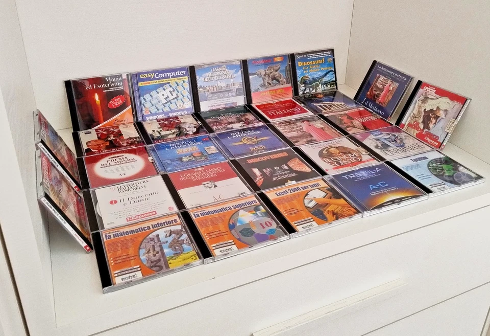 Lotto 29 Cd Rom Enciclopedie Arte Storia Dante Scienza Letteratura Cinema Pc - Immagine 2 di 4