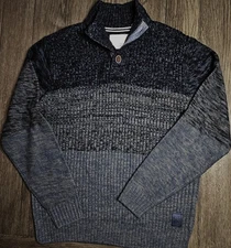 Mens Original Weatherproof Vintage Long Sleeve Mock Neck Sweater Size Large