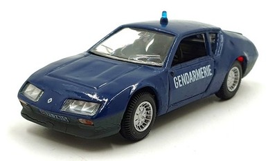 Norev Hachette Maßstab 1:43 DZ0526 1977 Renault Alpine A310 Gendarmerie Polizeiauto