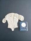 Vintage Barbie #1633 Disc Date ~ White Body Blouse Bodysuit / Record Player