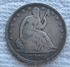 1846-P Seated Liberty Half Dollar — photo from another recent sale