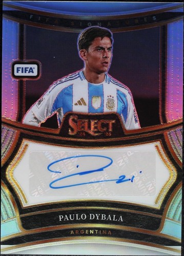 2024-25 PANINI SELECT FIFA PAULO DYBALA SIGNATURES AUTO AUTOGRAPH