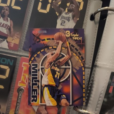 1995-96 NBA Hoops Reggie Miller Indiana Pacers Card #245 - HOF Basketball karte 