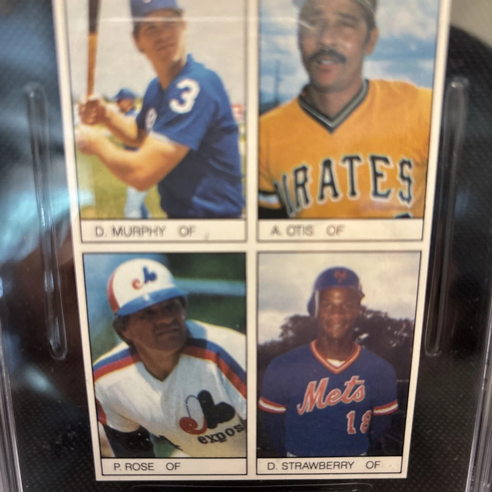 🔥1984 Pete Rose Strawberry RC Murphy Very Rare PSA 9 POP 7 All-Star Game Insert - Image 4 of 4