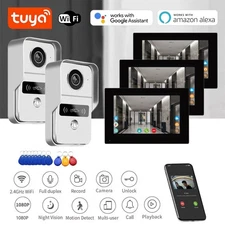 Wireless Control Intelligent Visual Video Doorbell Night Vision Voice Intercom