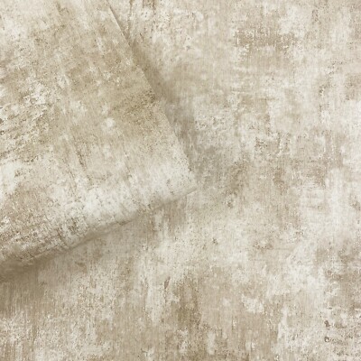 Distressed Stone Beton Effekt Bucht Textur neutrale cremefarbene Funktion Tapete