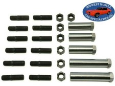 Exhaust Manifold Studs Nuts Hardware Fits Chrysler Plymouth 64-67 383 440 Qt