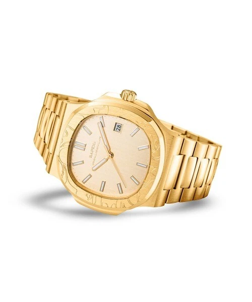 A BATHING APE (BAPE) Orologio Uomo A BATHING APE TYPE 10 BAPEX Oro 1L20187303 in Scatola Autentico