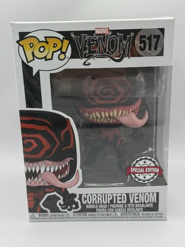 Funko Pop - Marvel - Veneno corrupto - Edición especial - #517 - Protector gratuito