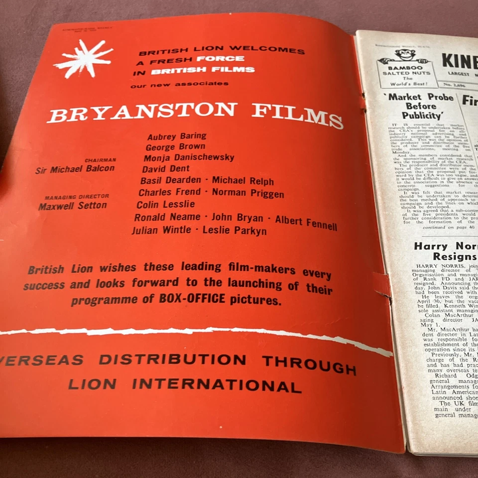 Kine Weekly 1959 - The hound of the Baskervilles Hammer horror. Sheree Winton - Image 2 of 4