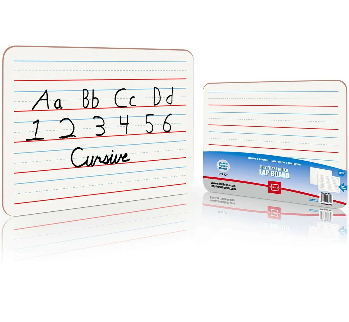 Lined dry erase board deals