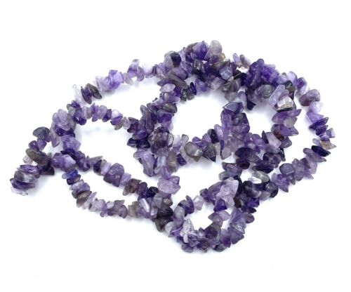 Amethyst Chip Health Good Energy Necklace Healing… - image 1