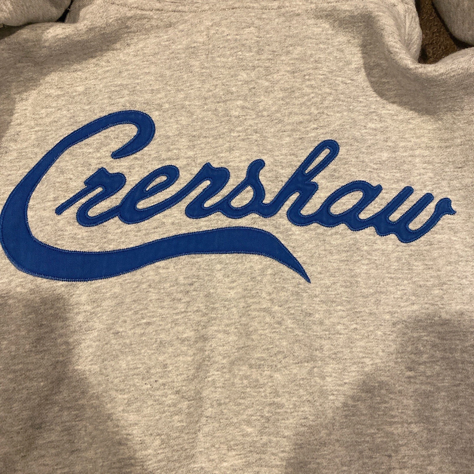 Felpa con cappuccio Fear of God Essentials x TMC Crenshaw Nipsey grigia