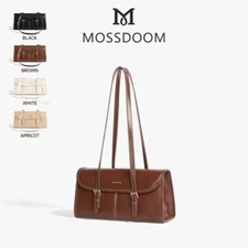 MOSSDOOM Estelle Bag Women's Shoulder Bag Simple and Elegant Large Compartment