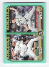 2024 Topps Update #US306 Easton Lucas / Angel Felipe RCOM Aqua