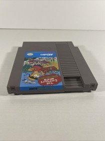 The Simpsons Bart vs the Space Mutants Nintendo NES Cartridge TESTED