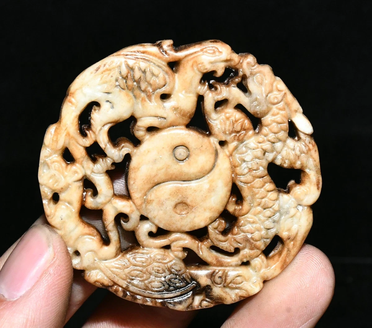 Tiger 玉中国风雕像、雕像| eBay
