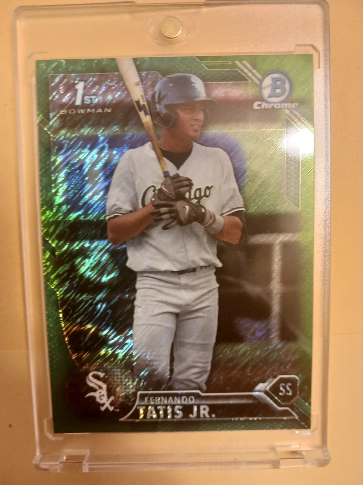 Fernando Tatis Jr 2016 Bowman cromo 51 de 99 brillo Foto 2 de 4