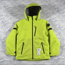 Obermeyer Fleet Winter Ski Jacket Youth Teen Size Large (14-16) Spark Yellow