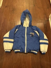 Vintage University Of Kentucky Wildcats Team Athletics Kids Puffer Jacket Sz 8-S