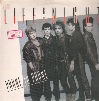 Life By Night Phone To Phone Vinyl Single 12inch NEAR MINT Manhattan records