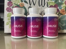 3PK HU58 High Potency Probiotic, Gut Health, Microbiome Support 3 Pack