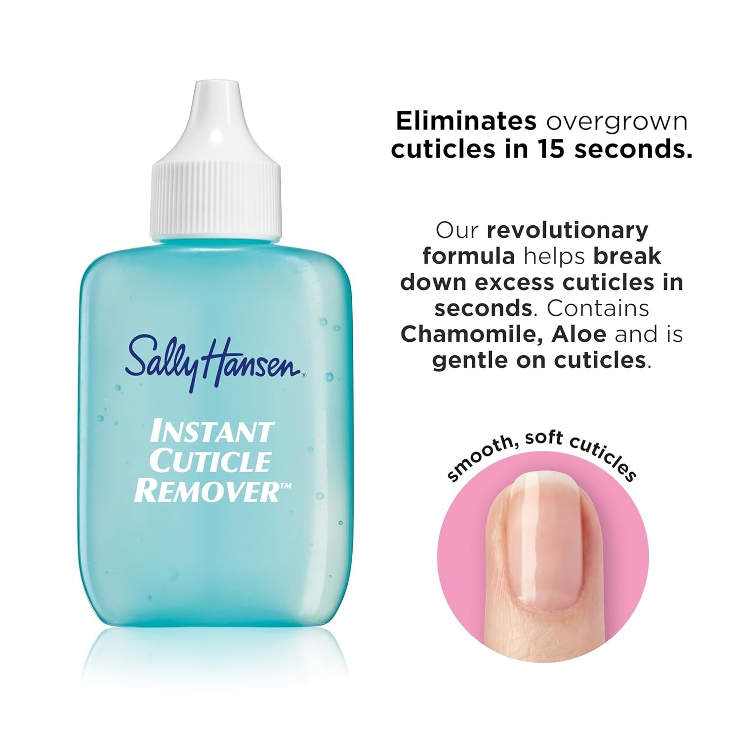 Sally Hansen Instant Cuticle Remover™, Nail Treatment, Fast Drying, Contains 1oz