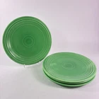 4pc Vintage Fiestaware Genuine Fiesta HLC USA Light Green Dinner Plate 9 1/2"