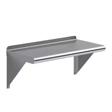 12 In. X 24 In. Stainless Steel Wall Shelf Kitchen, Restaurant, Garage, Laundry